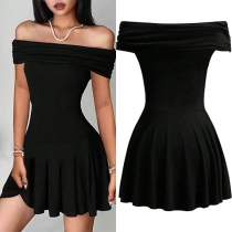 Sexy Dragerloze Zwarte jurk