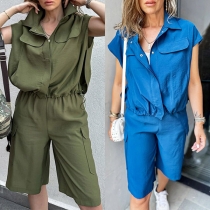 Fashion Two-piece Set Consist of Crop Top and Shorts