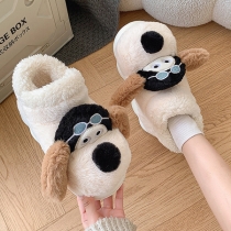 Cute Cartoon Sheep Shape Warm Plush Slipper