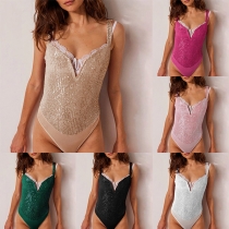 Fashion Bling-bling Sequin Bodysuit