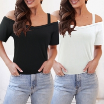 Fashion Short Sleeve Cami Shirt