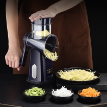Multi-Functional Hand-Crank Vegetable Slicer – Rolling Grater, Potato Shredder, and Slicing Machine