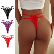 Sexy Bowknot Lace Panties