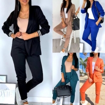 Fashion Two-piece Set Consist of Blazer and Pants