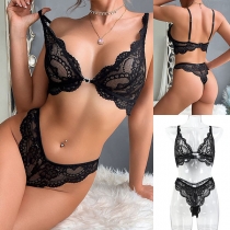 Sexy Heart-ring Two-piece Lingerie Set