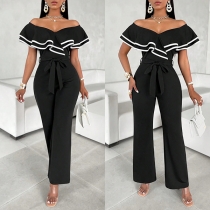 Elegant Wide-Leg Jumpsuit with Sophisticated Styling