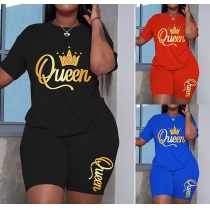 Large Size Solid Fitness Bodysuit