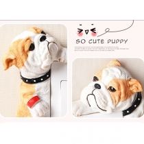 Resin 3D Dog Switch Panel Stickers for Double Wall Socket