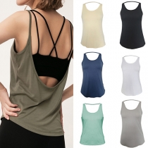 Beachwear Cover-Up Yoga Vest Top