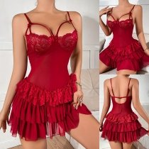 Lace Spaghetti Strap Nightgown