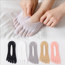 10 Pairs/set Split Toe No Show Socks with Breathable Material