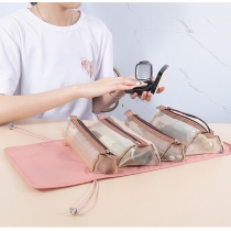 4-in-1 Portable Cosmetic Travel Bag Set