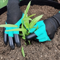 Garden Gloves with Built in Claws for Digging and Planting