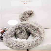 Warm Cat Bed Sleeping Bag with Thickened and Washable