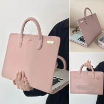 Pink Laptop Case with Handles - Protective Computer Sleeve
