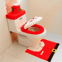 4pcs/Set Toilet Cover Decoration 