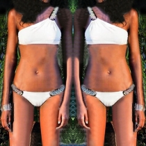 Sexy One-shoulder Bikini Set