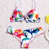 Sexy Printed Push-up Bikini Set