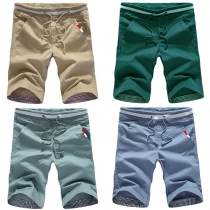 Fashion Solid Color Men's Casual Cargo Pants