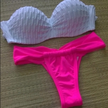 Sexy Bandeau Knot Low-Rise Bikini Set