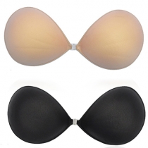 Sexy Solid Color Push-up Invisible Silicone Bra