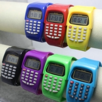 Hot Sale Multi-Purpose Kid's Electronic Calculator Wrist Watch