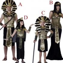 Creative Halloween Egyptian Pharaoh Cleopatra Parent-child Clothes
