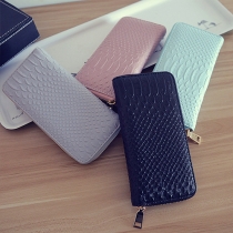 Fashion Solid Color Clutch Wallet For Women 
