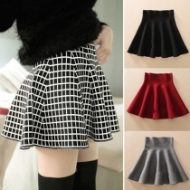 Sweet Style High Waist Mini Skirt