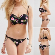 Sexy Printed Underwire Oversized Bikini Set