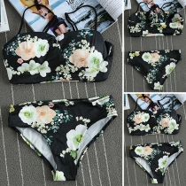 Sexy Push-up Printed Bikini Set
