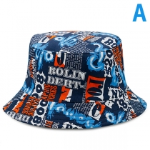 Bohemian Style Printed Sunscreen Fisherman Hat