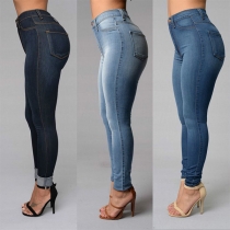 Fashion High Waist Slim Fit Stretch Skinny Jeans