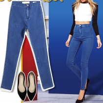 Fashion High Waist Slim Fit Skinny Jeans