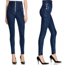 Fashion High Waist Slim Fit Skinny Jeans 