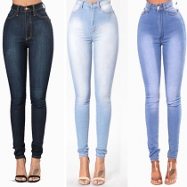 Fashion High Waist Skinny Jeans 