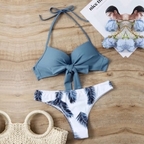 Sexy Printed Push-up Bikini Set