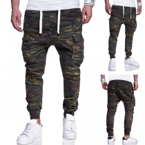 Fashion Camouflage Printed Men's Casual Pants 
