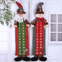 Cute Style Santa Claus/Snowman Shaped Christmas Calendar