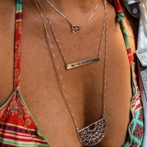 Bohemian Style Multi-layer Alloy Necklace