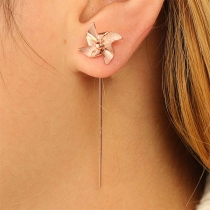 Fashion Windmill Shaped Earrings