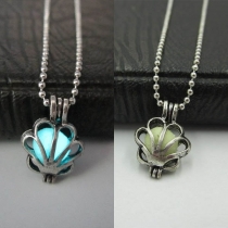 Fashion Glowing Pendant Alloy Necklace