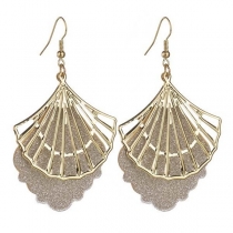 Fashion Scallop-Shaped Irregular Earrings
