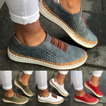 Fashion Flat Heel Round Toe Breathable Casual Shoes