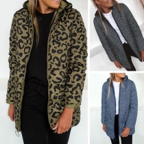 Fashion Long Sleeve Hooded Warm Coat 