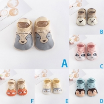 Cute Cartoon Pattern Anti-slip Baby Floor Socks  2 pairs/Set