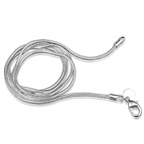 Fashion Silver-tone Snake Shaped Necklace