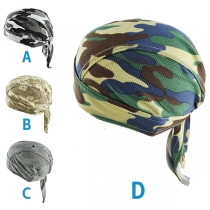 Hip-pop Style Camouflage Printed Pirate Hat