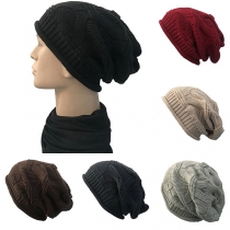Hip-hop Style Solid Color Knit Beanies