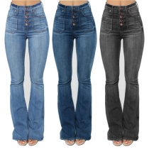 Fashion High Waist Slim Fit Jeans